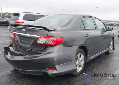 2013 Toyota Corolla S из США, поврежденный, VIN 2T1BU4EE6DC032343